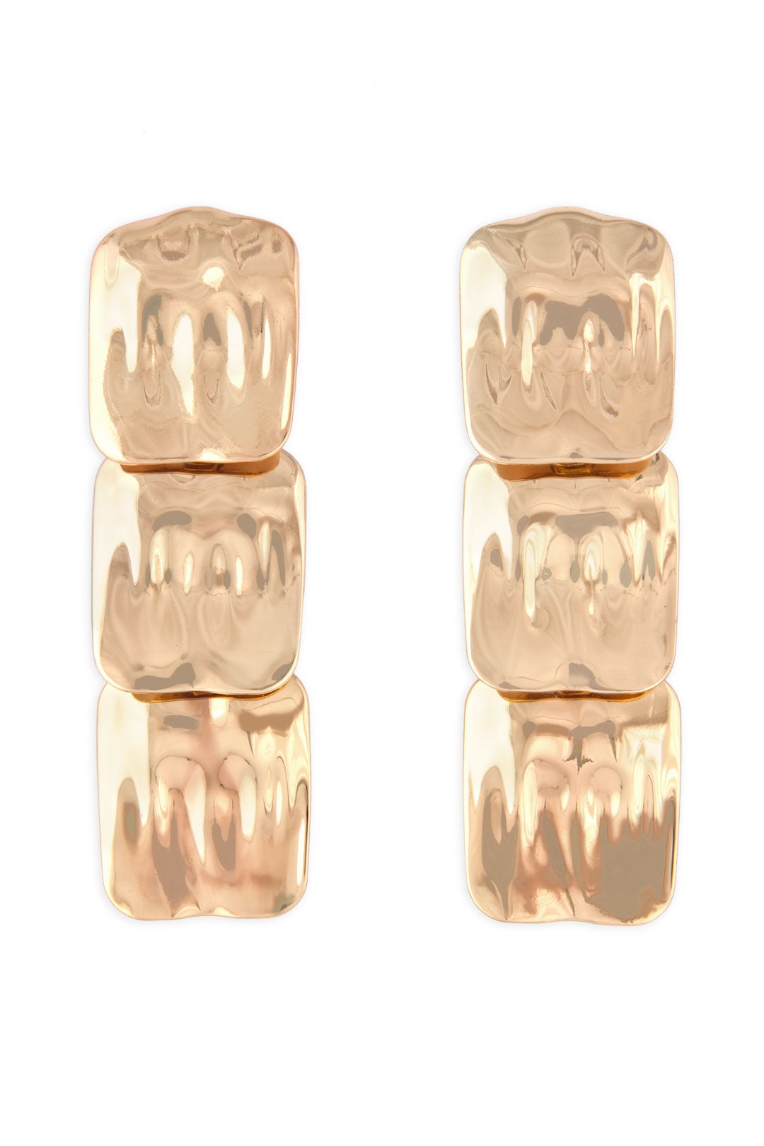 Hammered Squares Earring by Tuleste Market 1