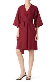 Tie Front V-Neck Dress by Tome
