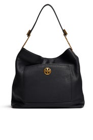 Black Chelsea Chain Hobo by Tory Burch Accessories