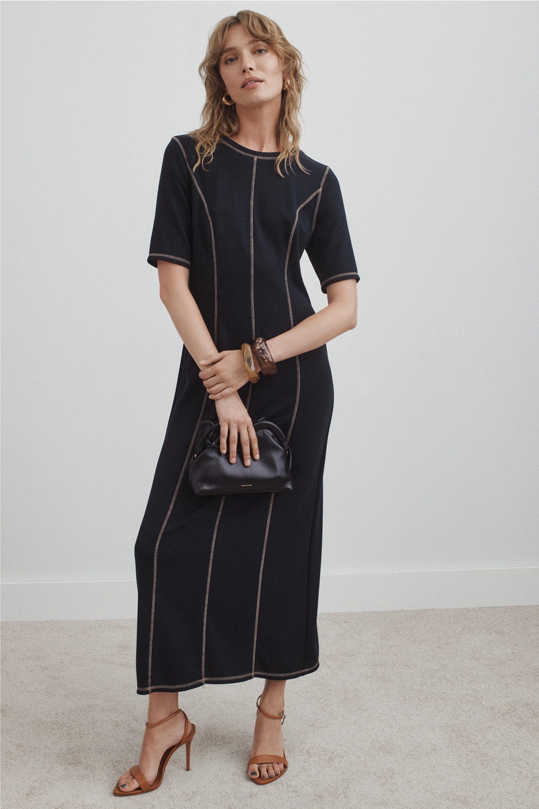 Colorfast Short Sleeve Dress by Donna Morgan 0