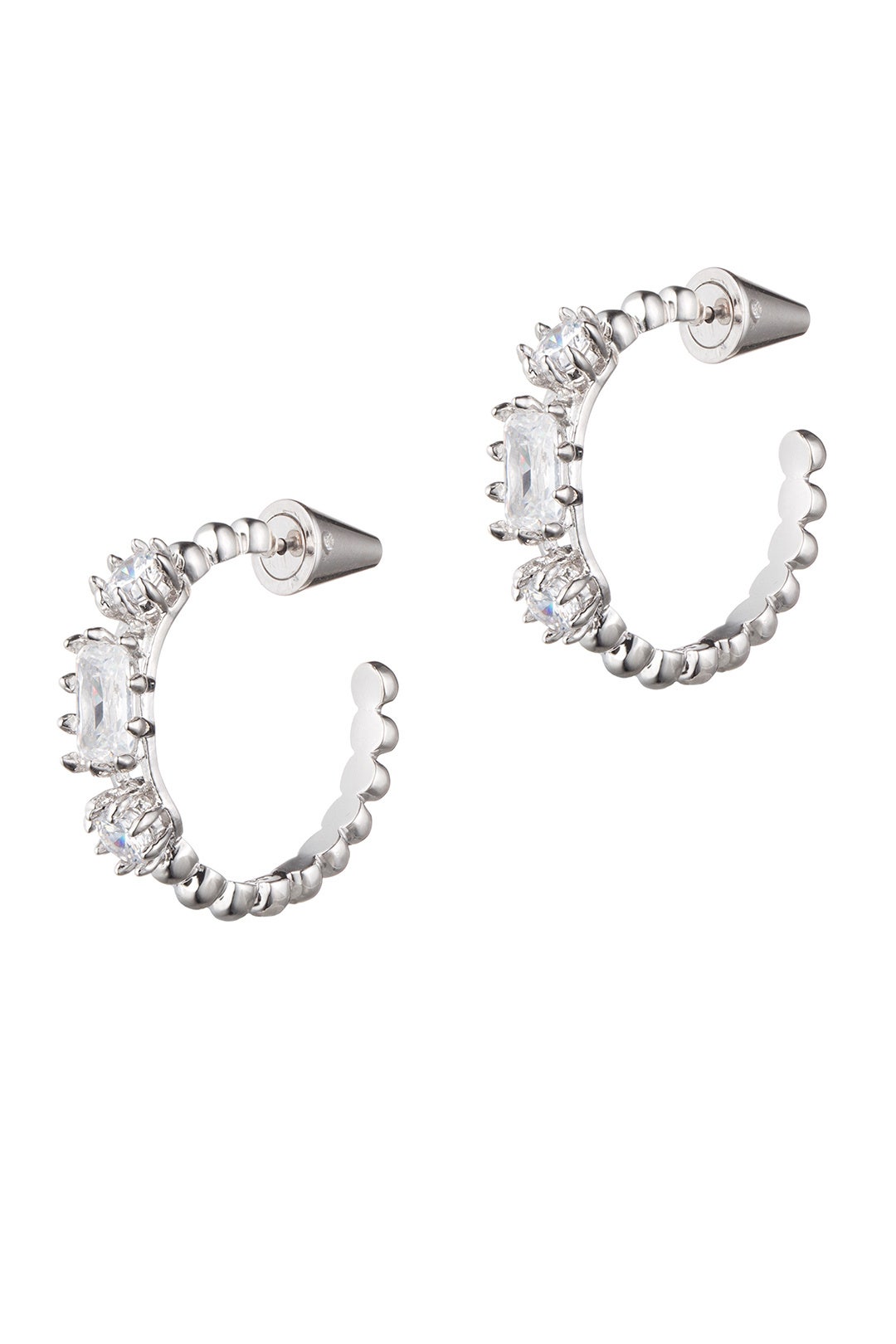 Silver Estate Hoops by Eddie Borgo