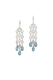 Blue Skies Chandelier Earrings by Jenny Packham