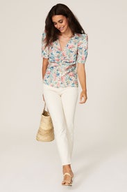 Painted Garden Top by La Vie Rebecca Taylor