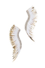 White Gold Madeline Earrings by Mignonne Gavigan