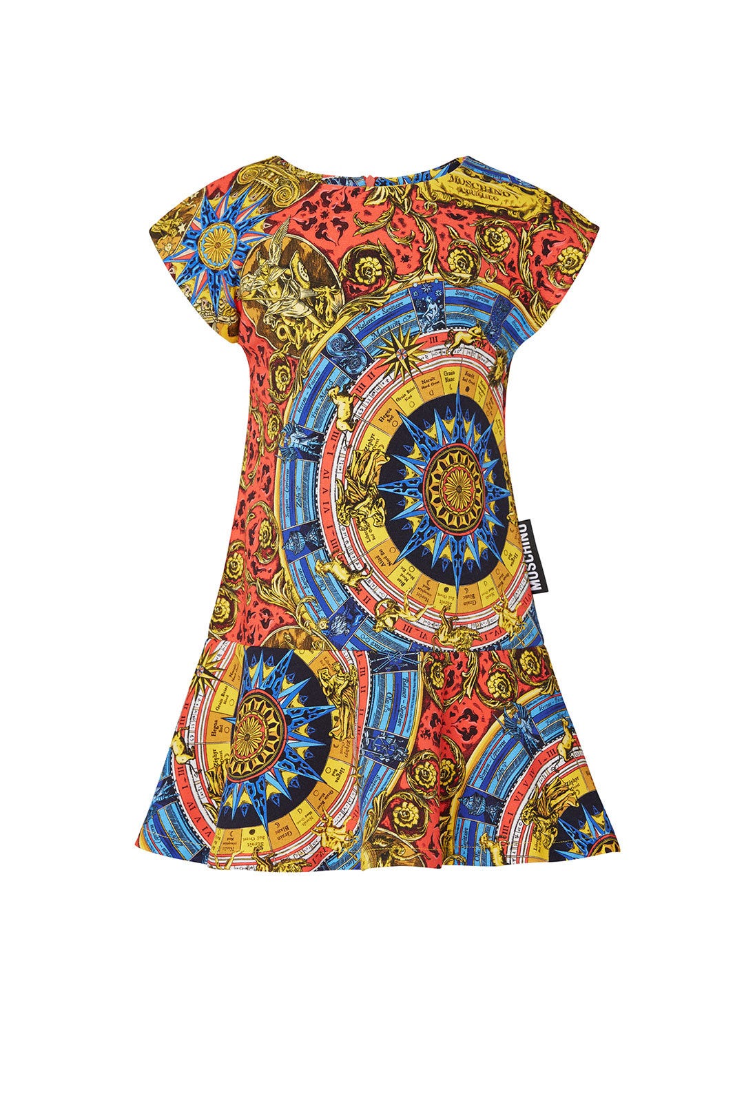 Kids Multi Print Dress by Moschino Kids 0