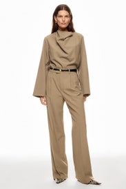 Wide Leg Pleated Pants by Róhe