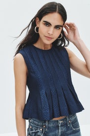 Fayetta Embossed Tank Top by Sea New York
