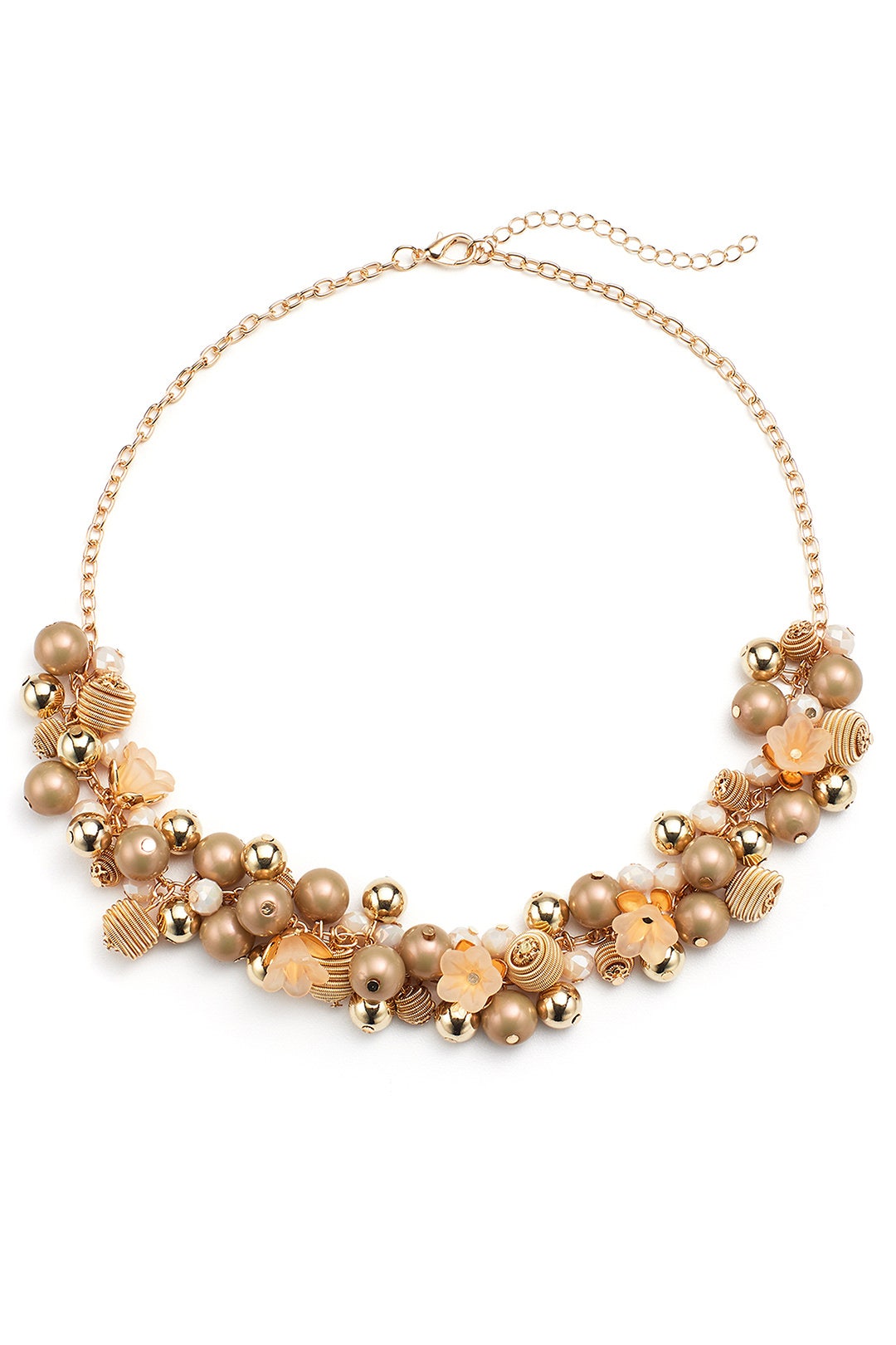 Multi Bauble Statement Necklace by Slate & Willow Accessories 1