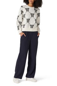 Merino Net-T Jacquard Sweater by Tory Sport