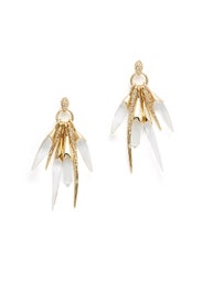 Rock Crystal Burst Post Earring by Alexis Bittar