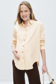 Drapey Denim Boyfriend Shirt by HATCH