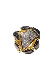 Deco Fab Ring by Kenneth Jay Lane