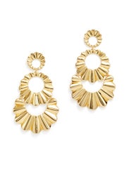 Scrunched Scallop Earrings by kate spade new york accessories