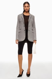 Washed Grey Denim Blazer by MICHAEL KORS