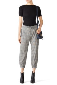 Check Joggers by Milly