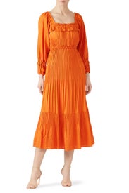 Pleated Prairie Dress by Nicholas
