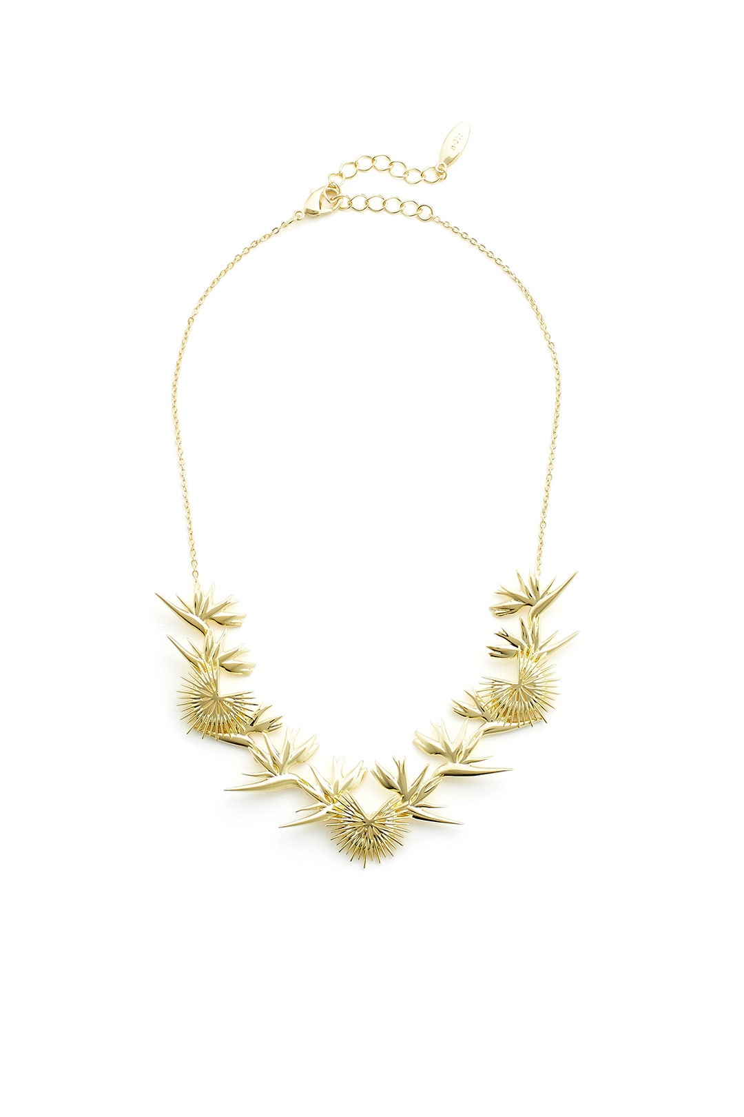 Gold Spike Necklace by Noir Jewelry 1