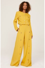 Cropped Crewneck Jacket by Rosetta Getty