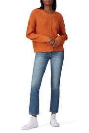 Orange Sorry Not Sorry Sweater by Sanctuary