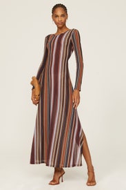 Striped Reversible Dress by Something Navy