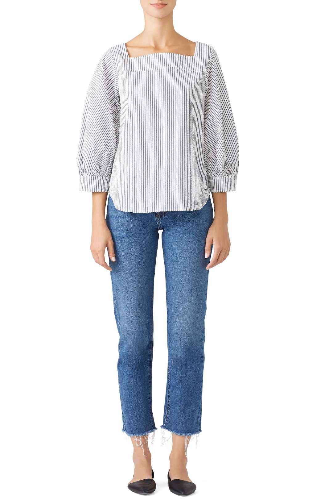 Closet Raider Striped Top by CAARA 0