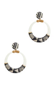 Rafia Lodge Earrings by Gas Bijoux