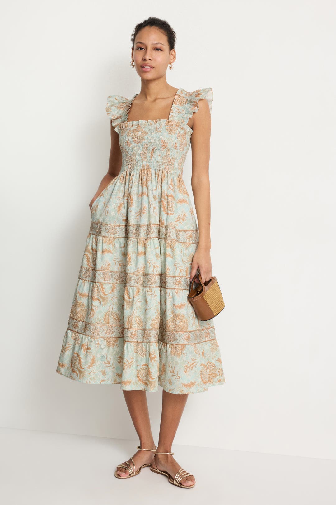 ワンピース house on the hill Dress (Flower) 90cm Floral Ellie Nap Dress by Hill House Home | Rent the Runway
