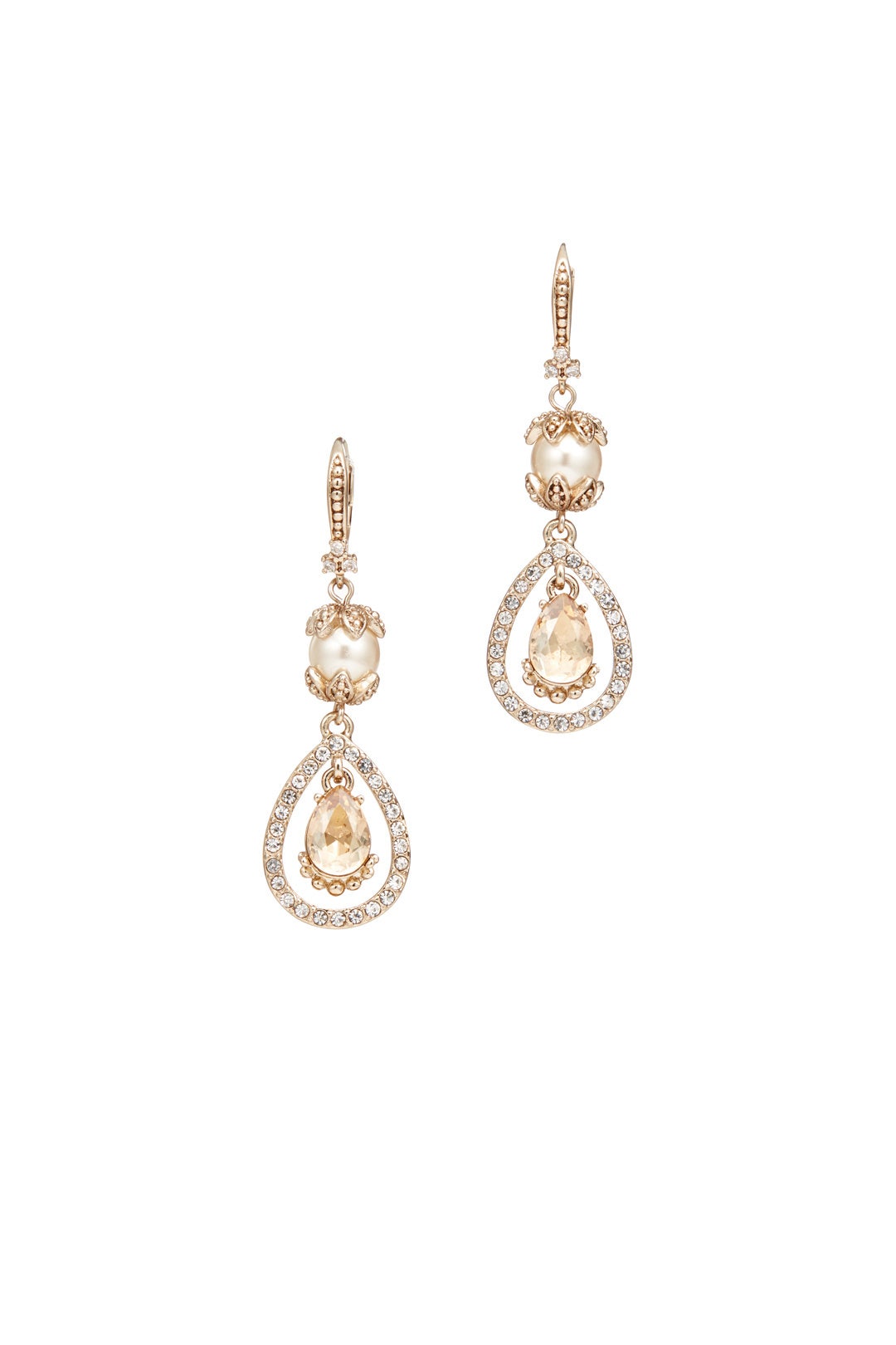 Windsor Double Drop Earrings by Marchesa Jewelry 1