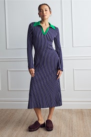 Reade Pinstripe Knit Dress by SIMONMILLER