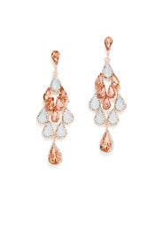 Rose Iridescent Earrings by Slate & Willow Accessories