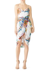 Twisted Floral Sheath by Aijek
