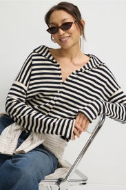 Taylor Striped Cardigan by Alex Mill