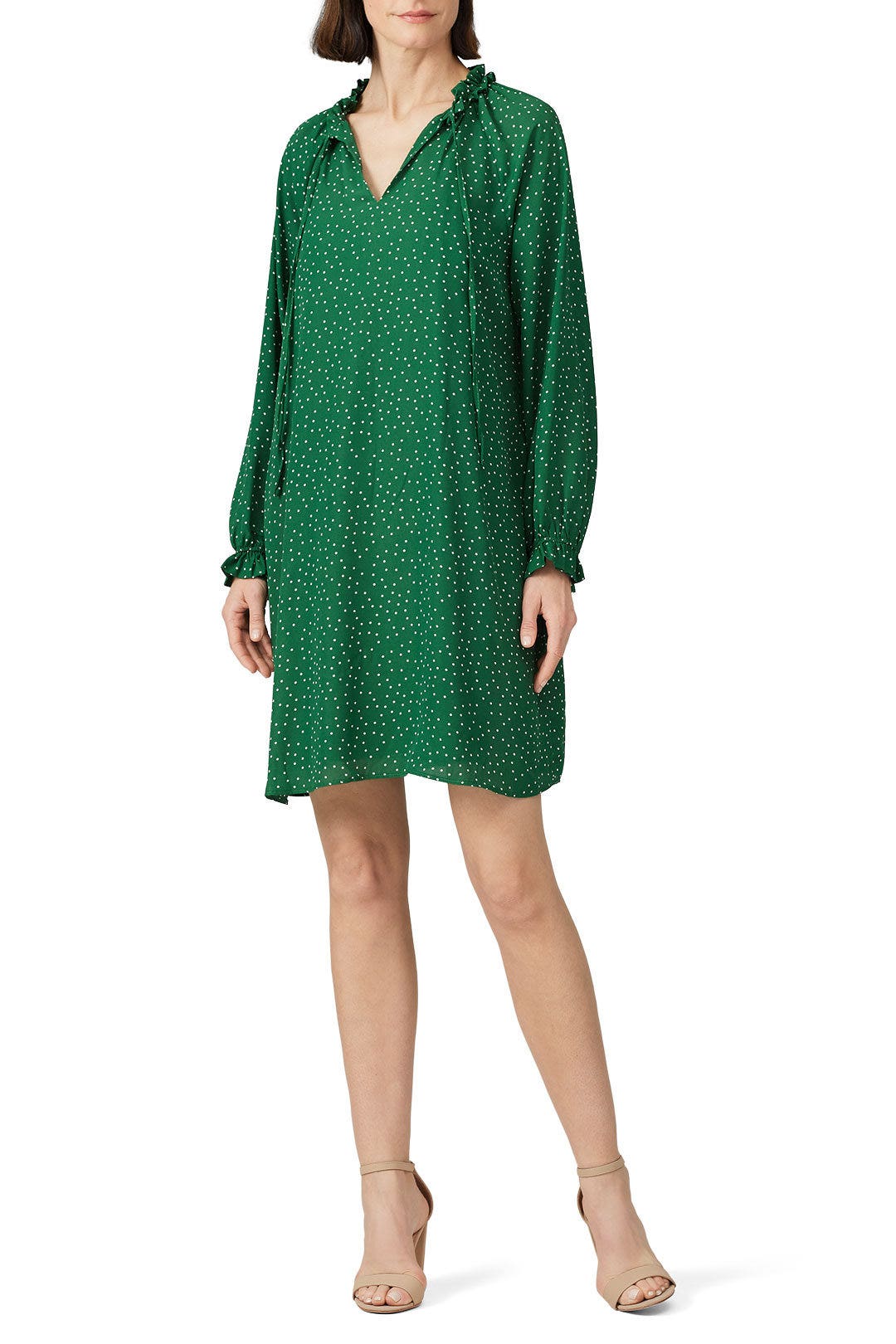 Yvonne Ruffle Dress by B Collection by Bobeau 0