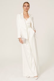 Zaina Satin Blazer by CATHERINE DEANE