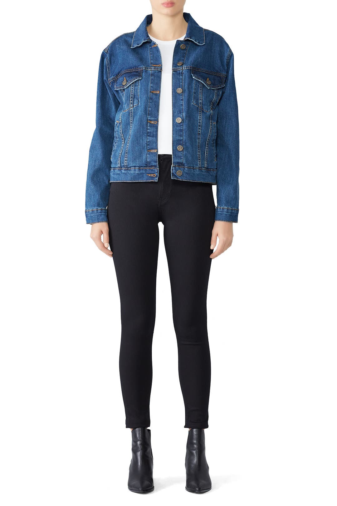 The Great Wave Denim Jacket by Denim & Bone | Rent the