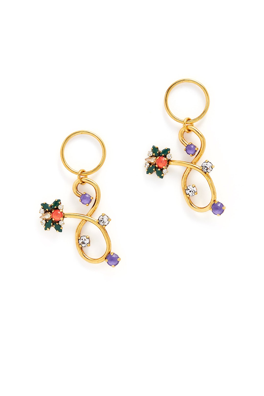 New Day Loop Earrings by Erickson Beamon