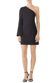 Onyx One Sleeve Dress by KAUFMANFRANCO