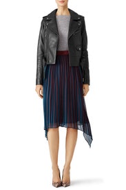 Black Cooper Leather Jacket by Parker