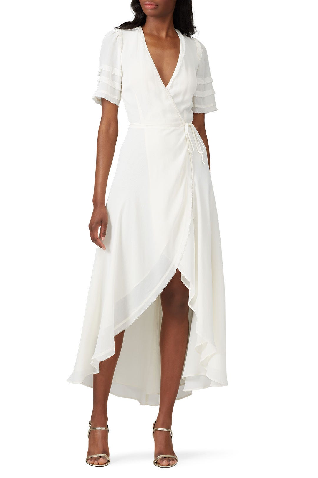 Lottie Wrap Dress by Reformation 0