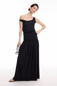 Off Shoulder Scuba Dress by Róhe