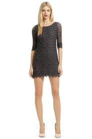 Hayley Lace Ruched Shift by Shoshanna