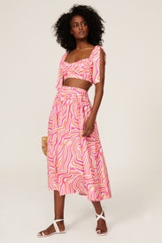 Luzy Zebra Skirt by Solid & Striped