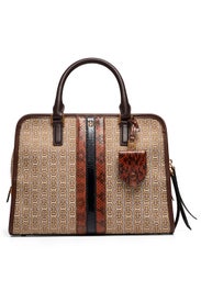 Natural Gemini Link Satchel by Tory Burch Accessories
