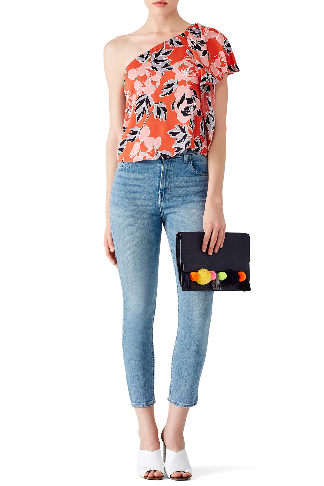 Rose Print Livia Top by Cooper & Ella 0