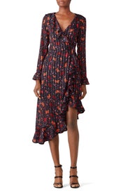 Significant Midi Wrap Dress by C/MEO COLLECTIVE