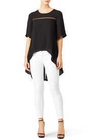 Black High Low Top by ELLIATT