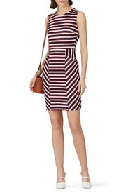 Striped Panel Dress by Leota