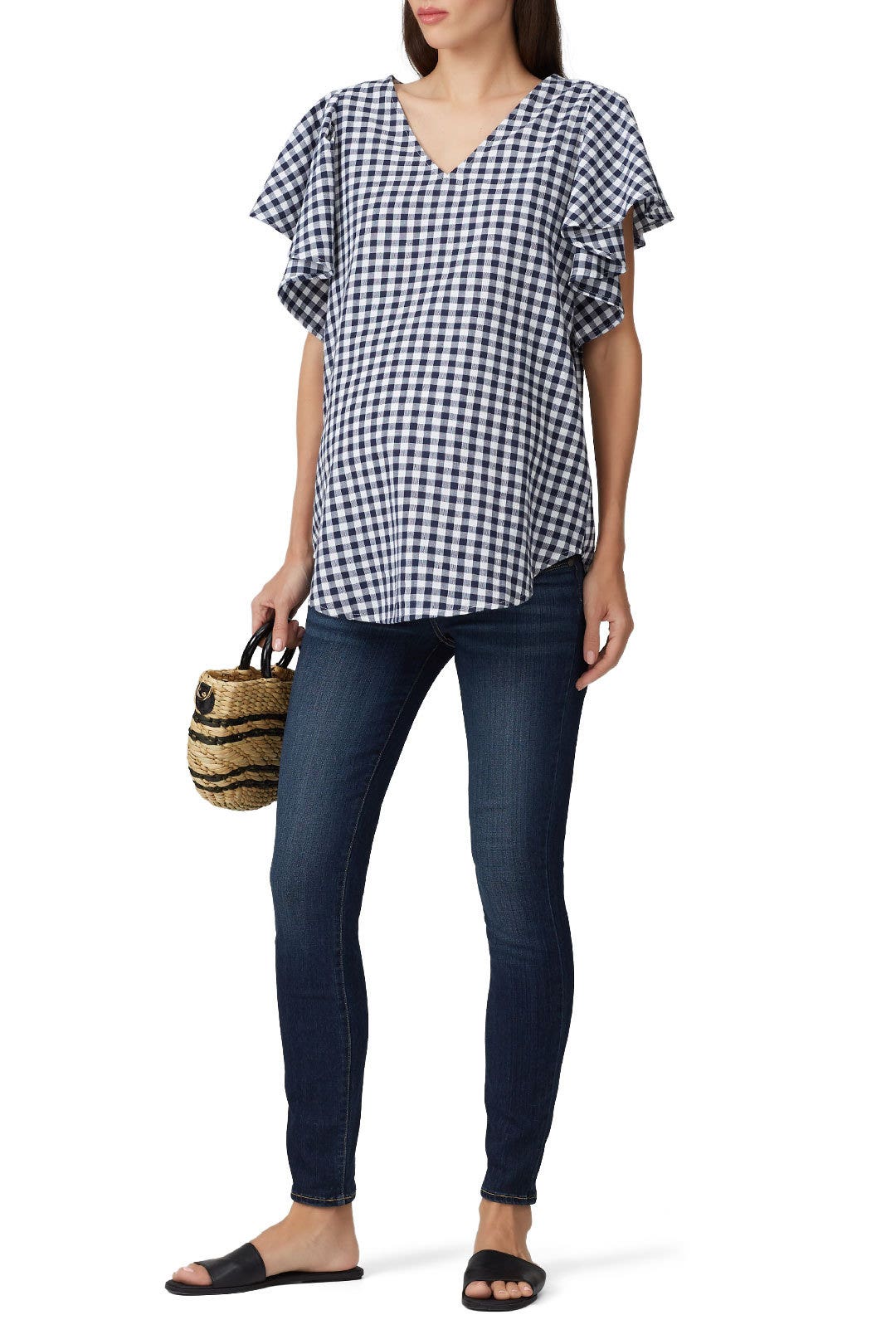 Blue Verdugo Maternity Ultra Skinny Jeans by PAIGE 0