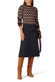 Geometric Oversized Sweater by Victoria Victoria Beckham