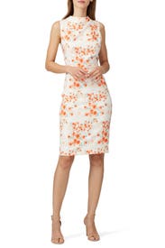 Printed Corrine Sheath by Black Halo